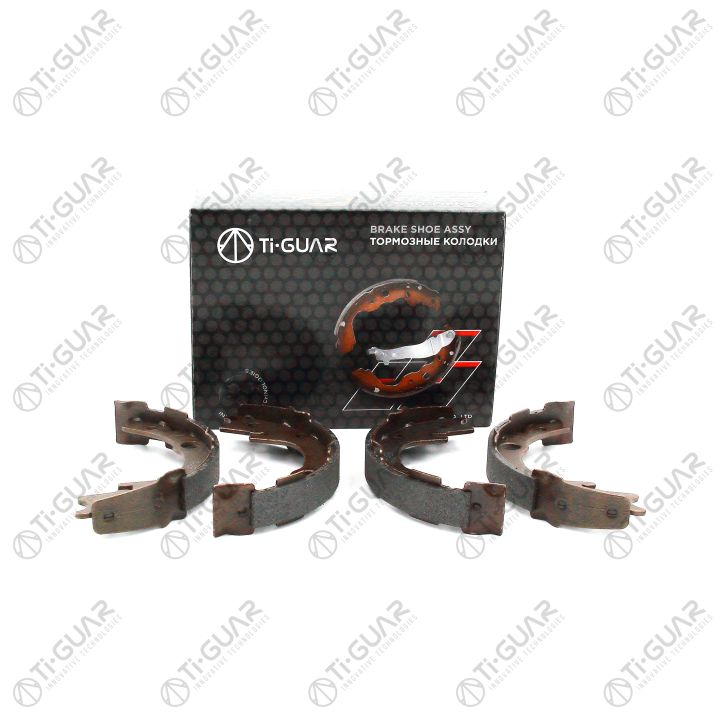 Тормозные колодки (РУЧНОГО ТОРМОЗА) TG-4299/FN0614* Ti·GUAR (комплект 4шт.) Тормозные колодки (РУЧНОГО ТОРМОЗА) TG-4299/FN0614* Ti·GUAR (комплект 4шт.)